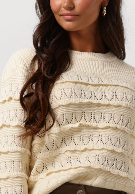 Y.A.S. Pull YASTIMU LS KNIT PULLOVER en beige - large