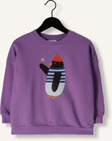 DAILY BRAT Chandail WADDLES PINGUIN SWEATER en violet DAILY BRAT Chandail WADDLES PINGUIN SWEATER en violet - medium