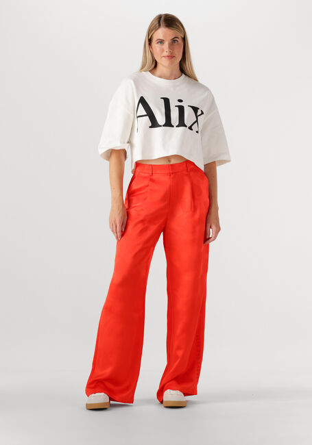 ALIX THE LABEL T-shirt LADIES KNITTED ALIX T-SHIRT en blanc - large