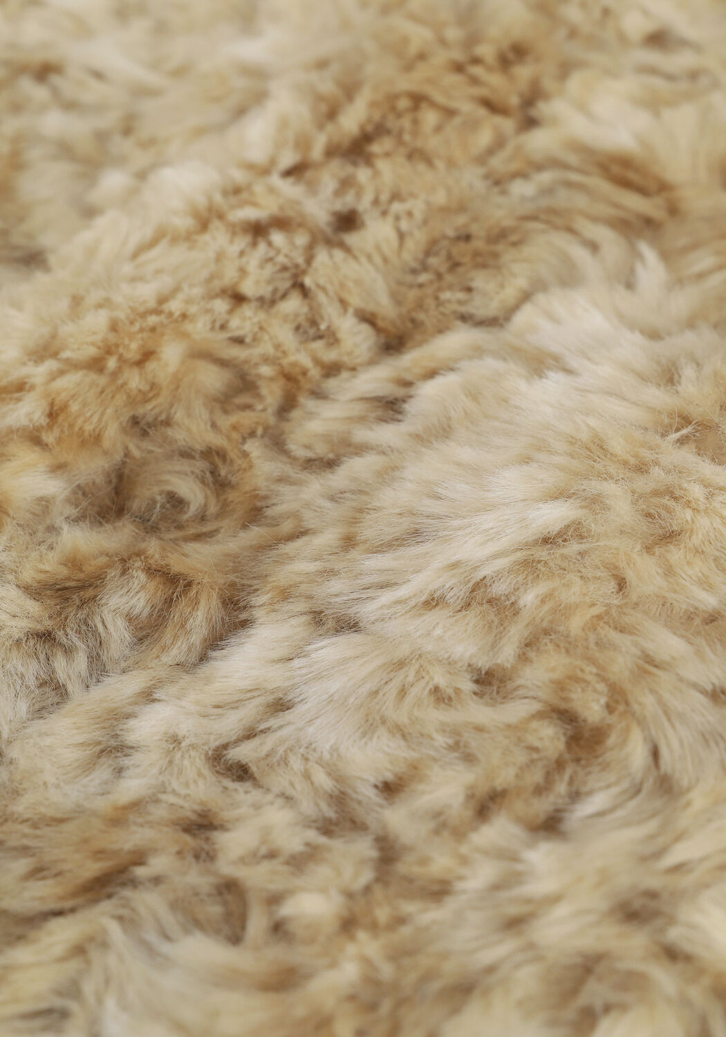 VANILIA Gilet CURLY FAUX FU en beige - large