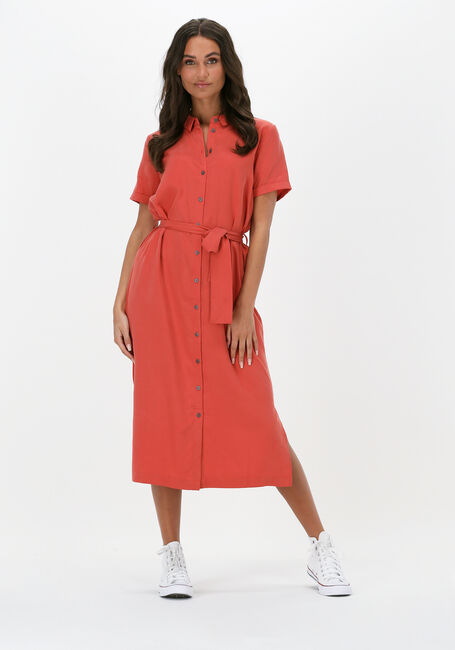 OBJECT Robe midi TILDA ISABELLA S/S DRESS Corail - large