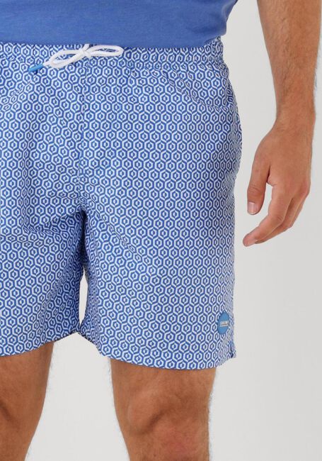 Blauwe SHIWI Zwembroeken MEN MIKE SWIM SHORTS 7 INCH GEO TILE - large