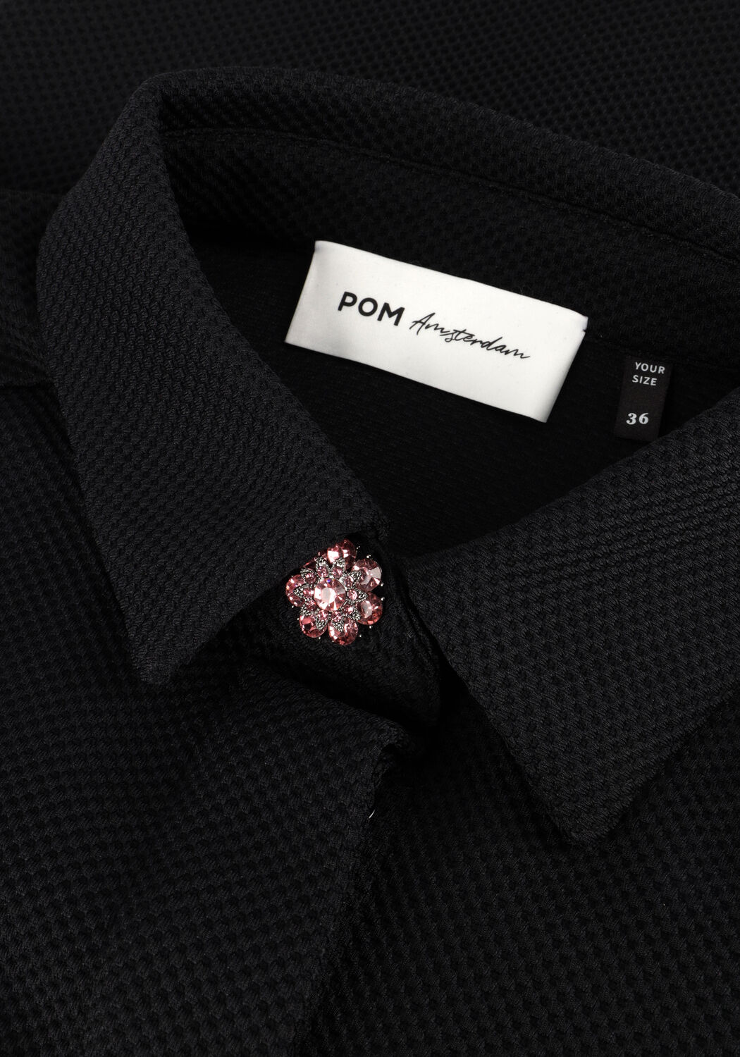 Zwarte POM AMSTERDAM Jumpsuit JUMPSUIT - BLACK - large