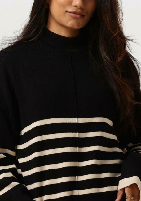 Zwarte OBJECT Trui OBJROMIA L/S LONG KNIT PULLOVER - large