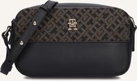 TOMMY HILFIGER TH JACQUARD CAMERA Sac bandoulière en noir TOMMY HILFIGER TH JACQUARD CAMERA Sac bandoulière en noir - medium