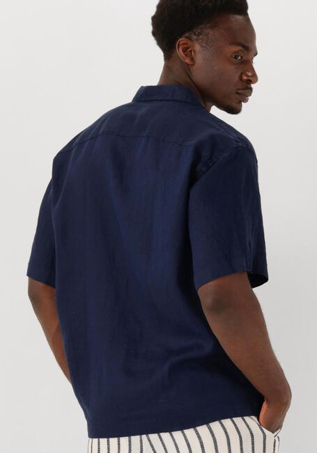 SELECTED HOMME Chemise décontracté SLHREGKYLIAN SS SHIRT RESORT Bleu foncé - large