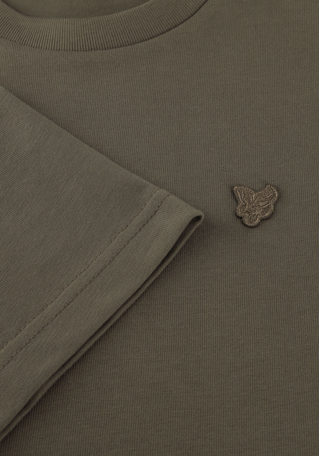 LYLE & SCOTT T-shirt HEAVY WEIGHT RELAXED T-SHIRT Kaki - large