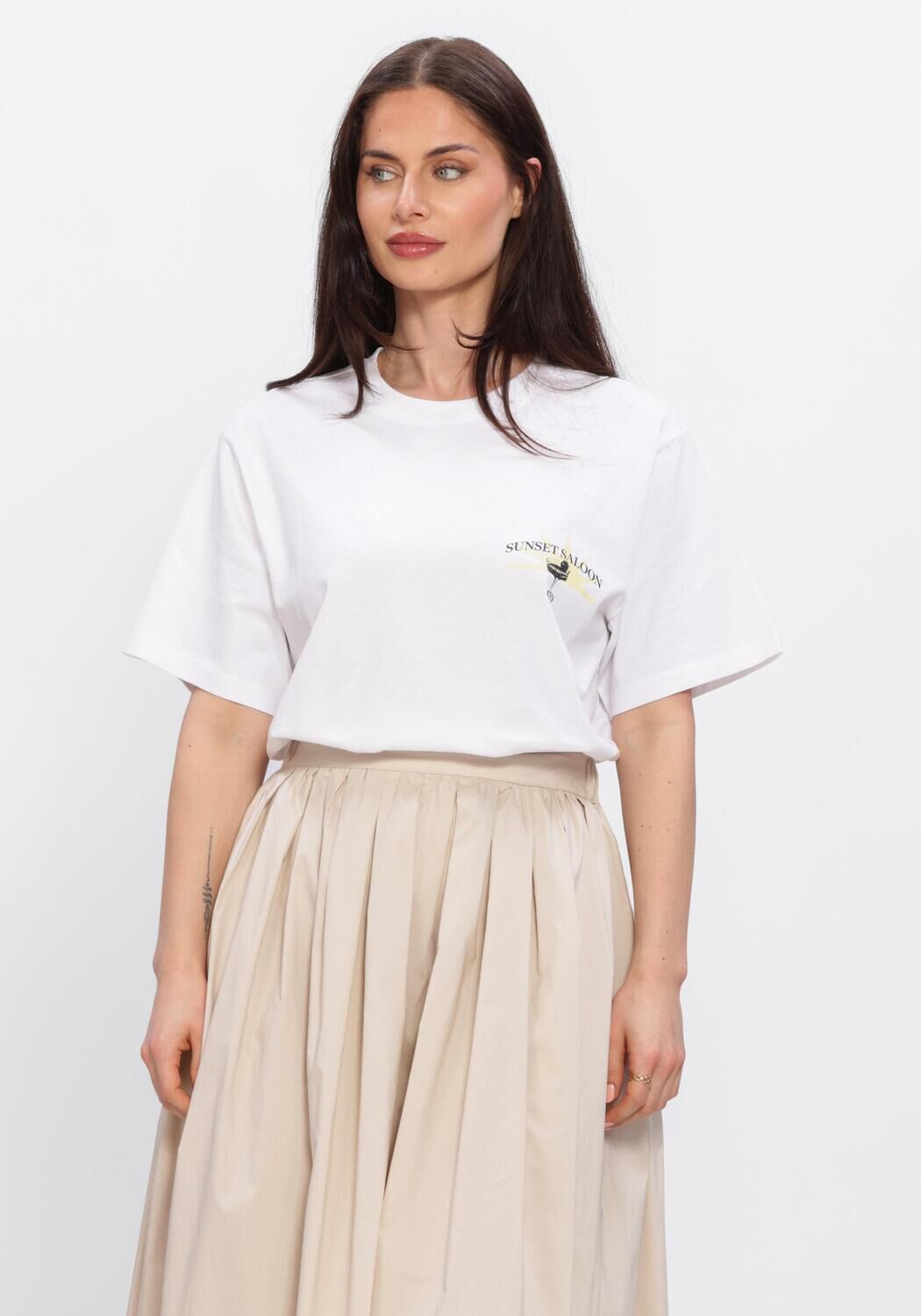 MOVES T-shirt KIANA TEE 4640 en blanc - large