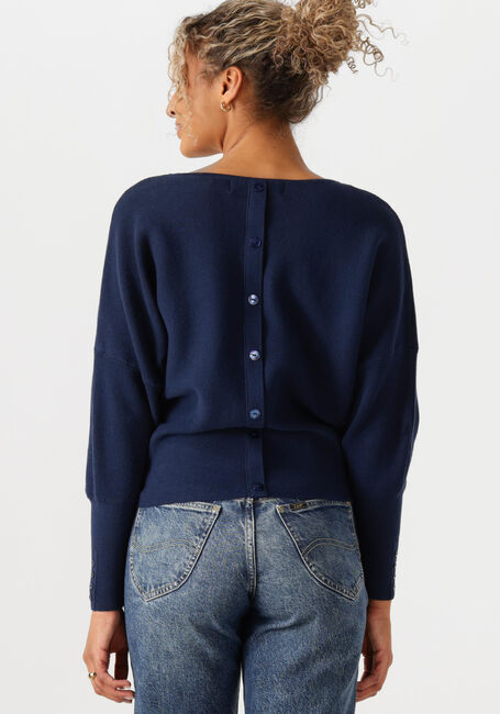 NUKUS Pull BATWING PULLOVER PLAIN Bleu foncé - large
