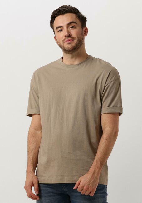 Beige DRYKORN T-shirt THILO 520003 - large