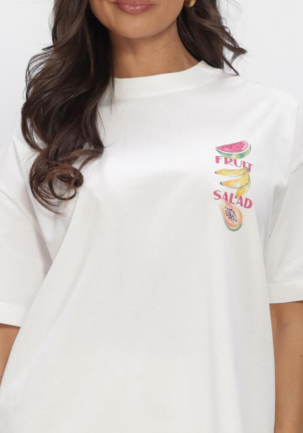 CATWALK JUNKIE Haut OVERSIZED GRAPHIC TSHIRT en blanc - large