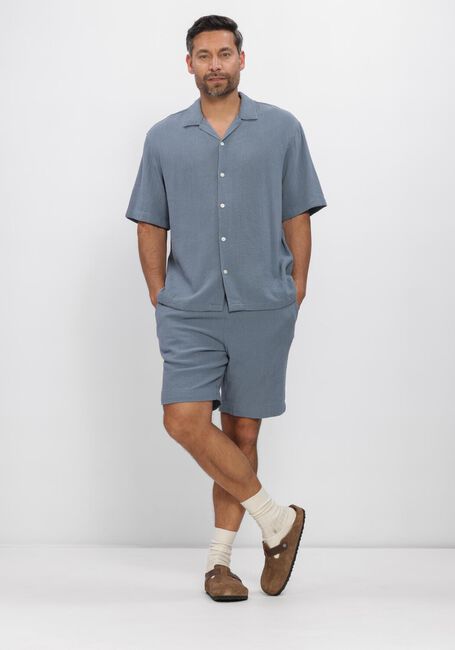 SELECTED MEN SLHRLXCAL SS SHIRT RESORT Chemises en bleu - large