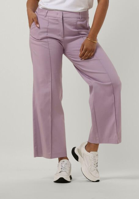 SUMMUM Pantalon TROUSERS WIDE LEG CLASSIC STRETCH en violet - large