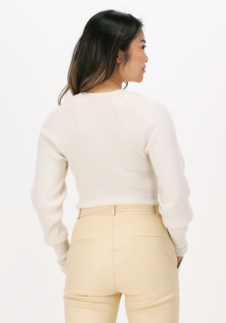 SECOND FEMALE Haut NERINE KNIT O-NECK en beige - large