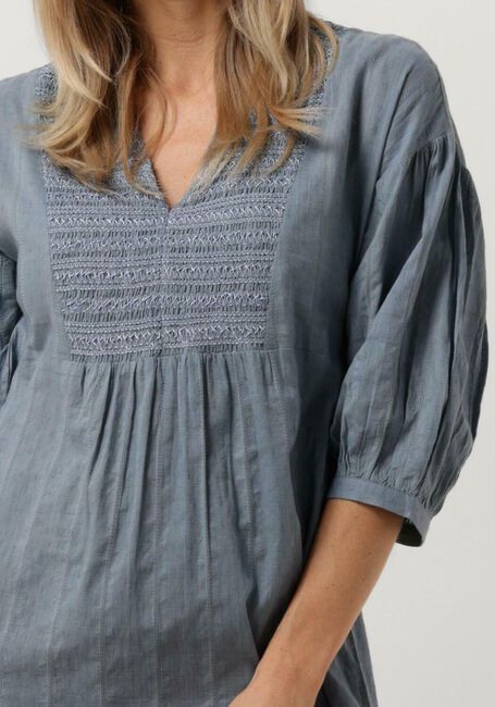 RUBY TUESDAY Robe midi SAGE LONG DRESS WITH V SMOCK Bleu clair - large