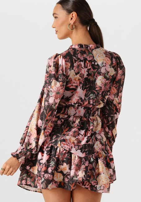 Multi NEO NOIR Mini jurk ABERTO BIG FLOWER DRESS - large