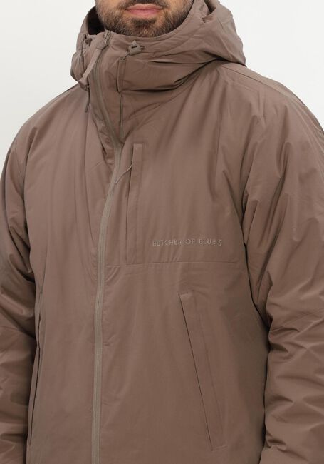 Bruine BUTCHER OF BLUE Gewatteerde jas LANDON JACKET - large