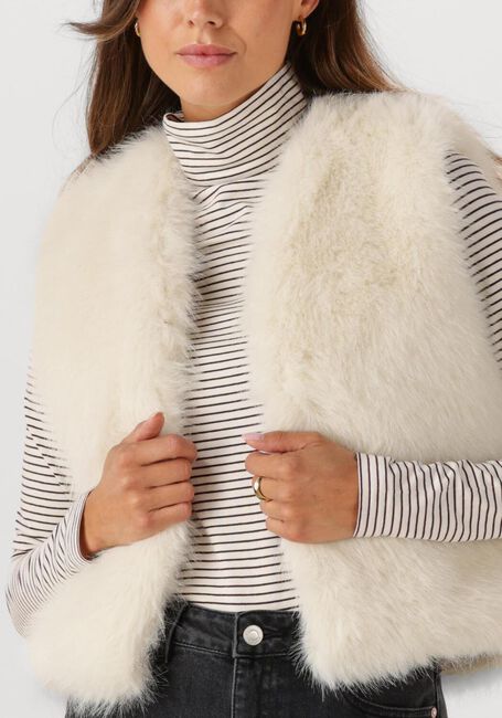 Ecru CIRCLE OF TRUST Gilet GISELLE GILET - large