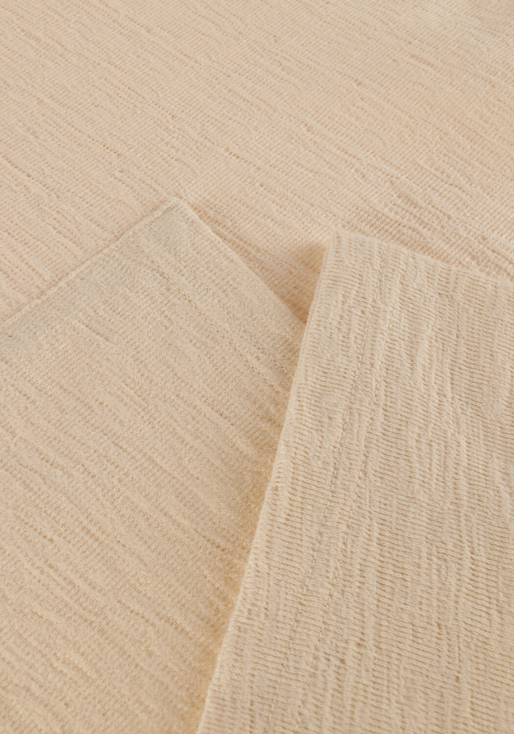 SELECTED MEN T-shirt SLHLOOSSAUL SLUB SS O-NECK TEE en beige - large