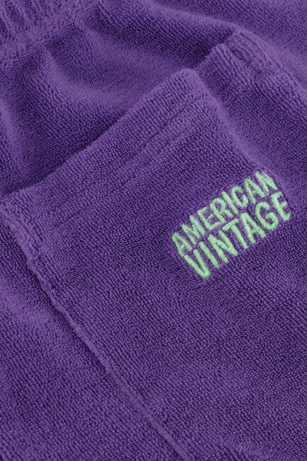 AMERICAN VINTAGE Pantalon courte FUXOW en violet - large