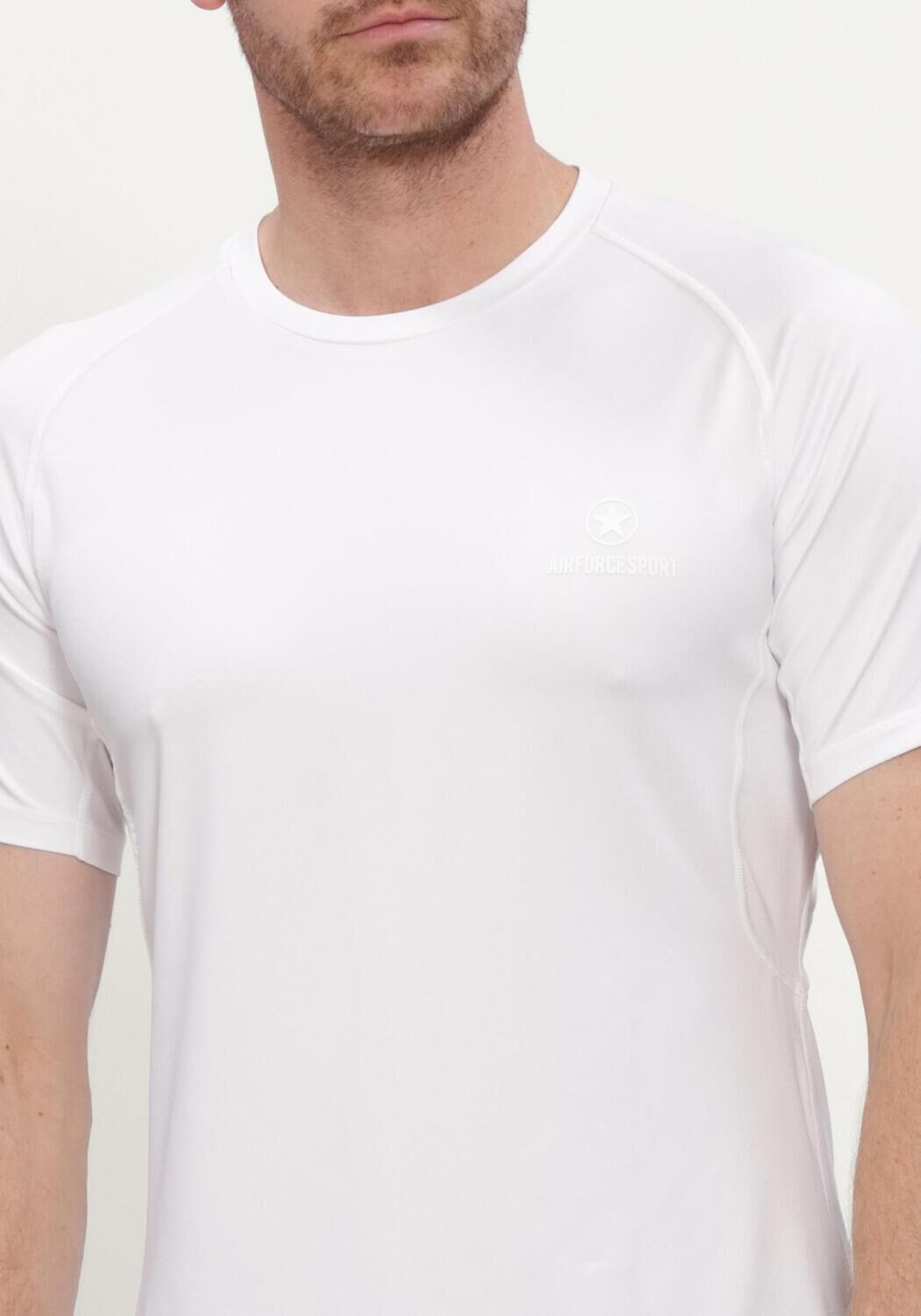 AIRFORCE PERFORMANCE LIGHT THERMO SHORT SLEEVE Polos & T-Shirts en blanc - large