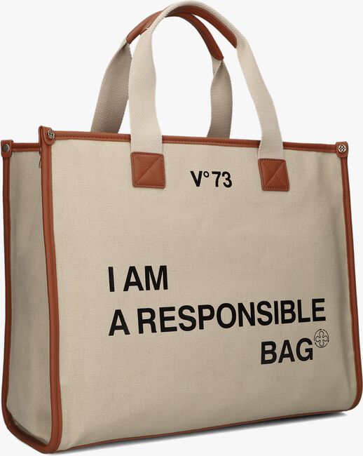 V73 RESPONSIBILITY BIS SHOPPING Shopper en beige - large