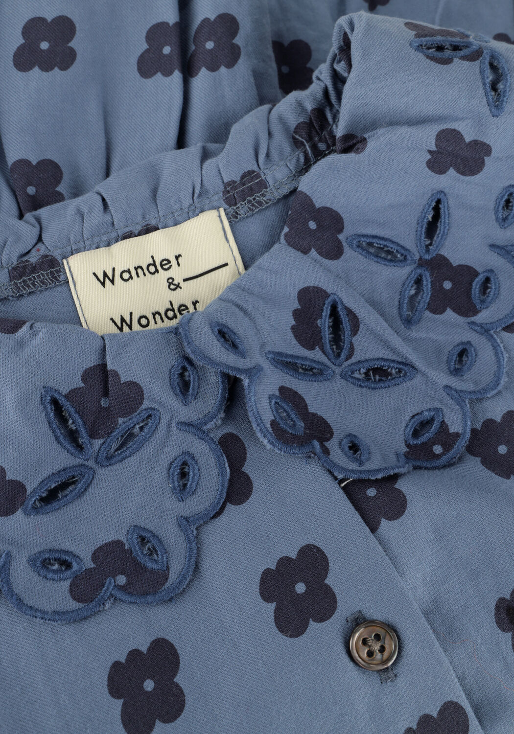 Blauwe WANDER & WONDER  AILA BLOUSE - large