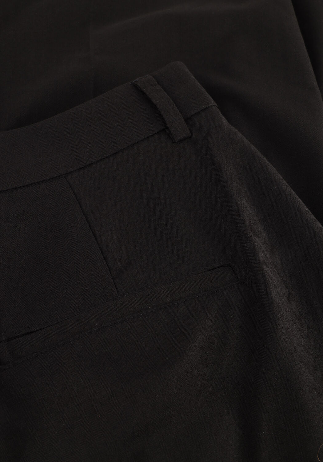 Zwarte MSCH COPENHAGEN Wijde broek MSCHMACHELLA HW PANTS - large