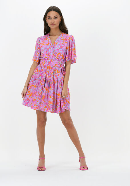 Y.A.S. Mini robe YASOPTIMO 2/4 WRAP DRESS S. en violet - large