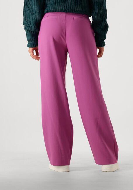 COLOURFUL REBEL Pantalon large RUS UNI PINTRUCK STRAIGHT PANTS en rose - large