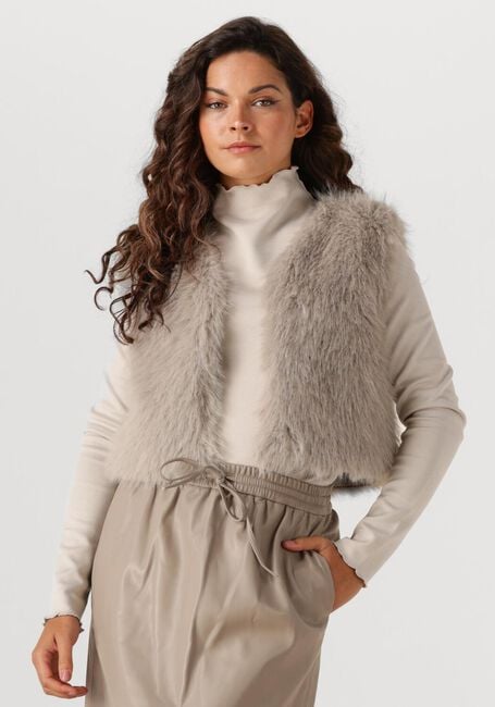 AIMEE THE LABEL Gilet ISLA en beige - large