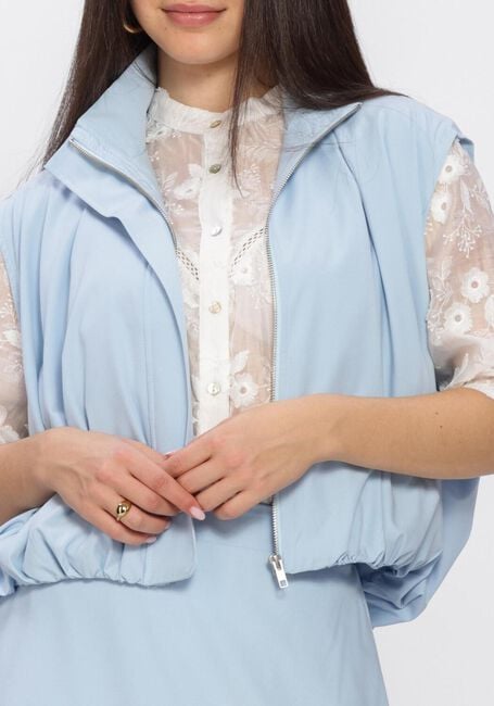Blauwe AIMEE THE LABEL Jassen LOWEN WAISTCOAT - large