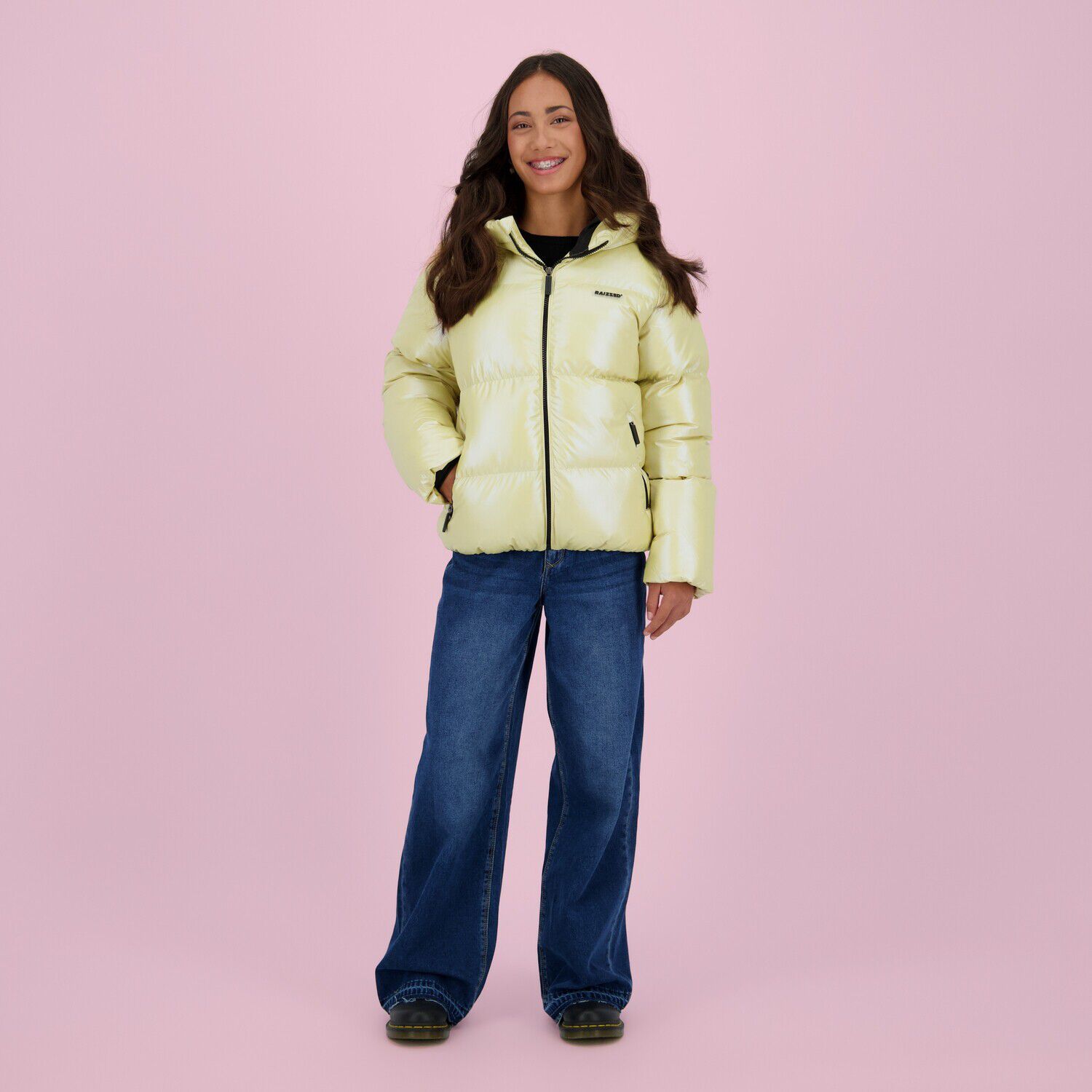 RAIZZED Veste matelass&eacute; TORIANA Cr&egrave;me - large