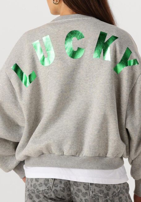 BY-BAR Pull BIBI LUCKY CURVE SWEATER en gris - large