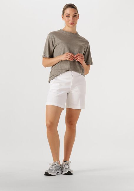 SELECTED FEMME T-shirt SLFVILJA LINEN SS TEE Gris clair - large