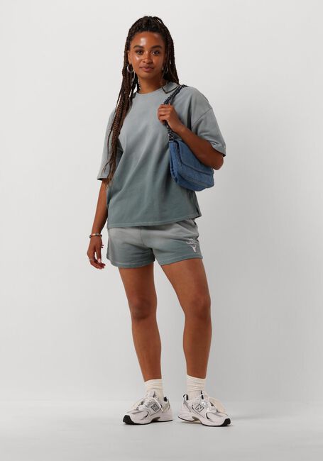 Grijze ALIX THE LABEL Broeken/jumpsuits LADIES KNITTED SPRAYED SWEAT SHORTS - large