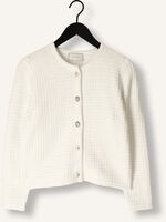 Witte NEO NOIR Vest LIMONE KNIT JACKET Witte NEO NOIR Vest LIMONE KNIT JACKET - medium