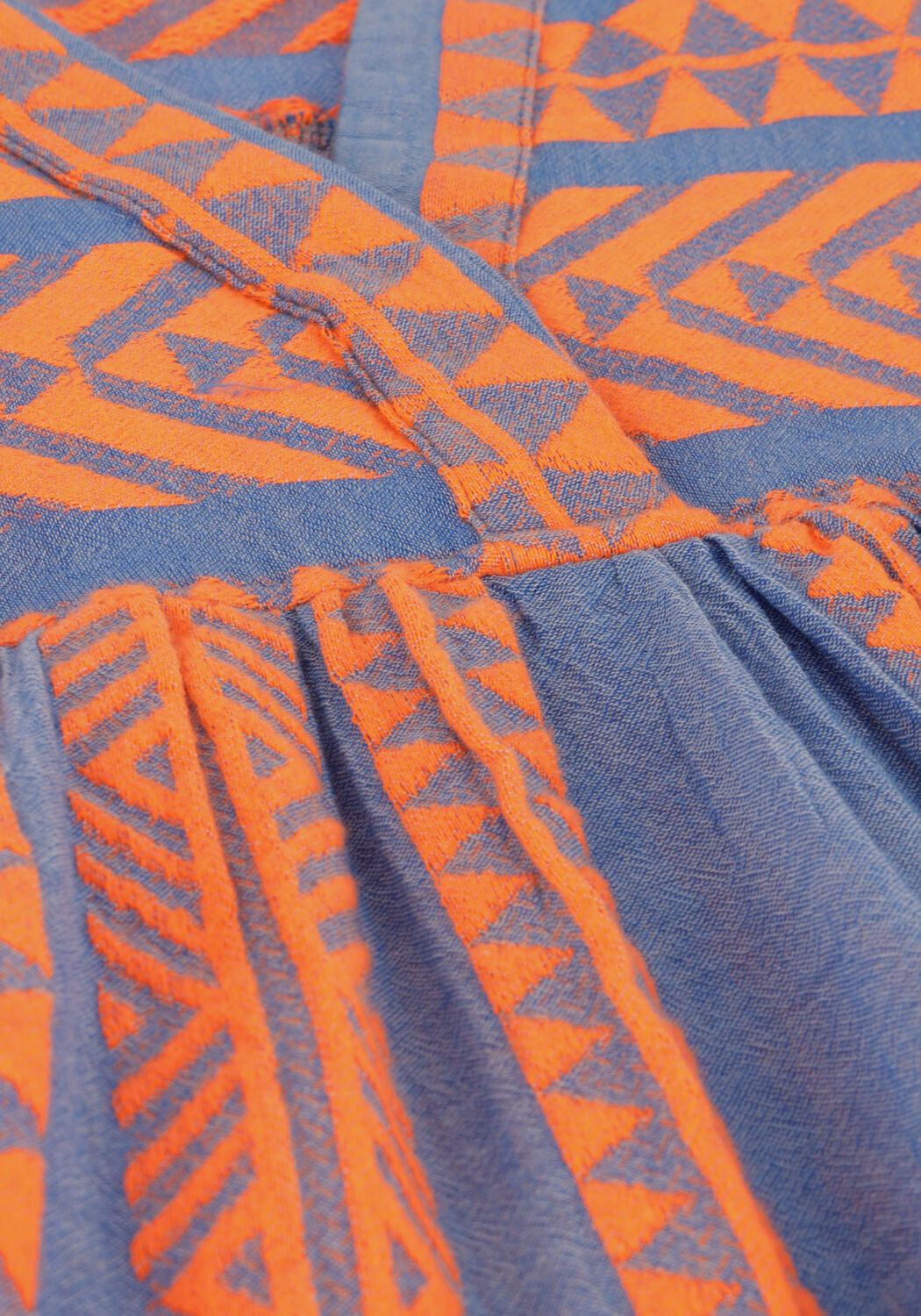 Blauwe DEVOTION Mini jurk ELLA - large