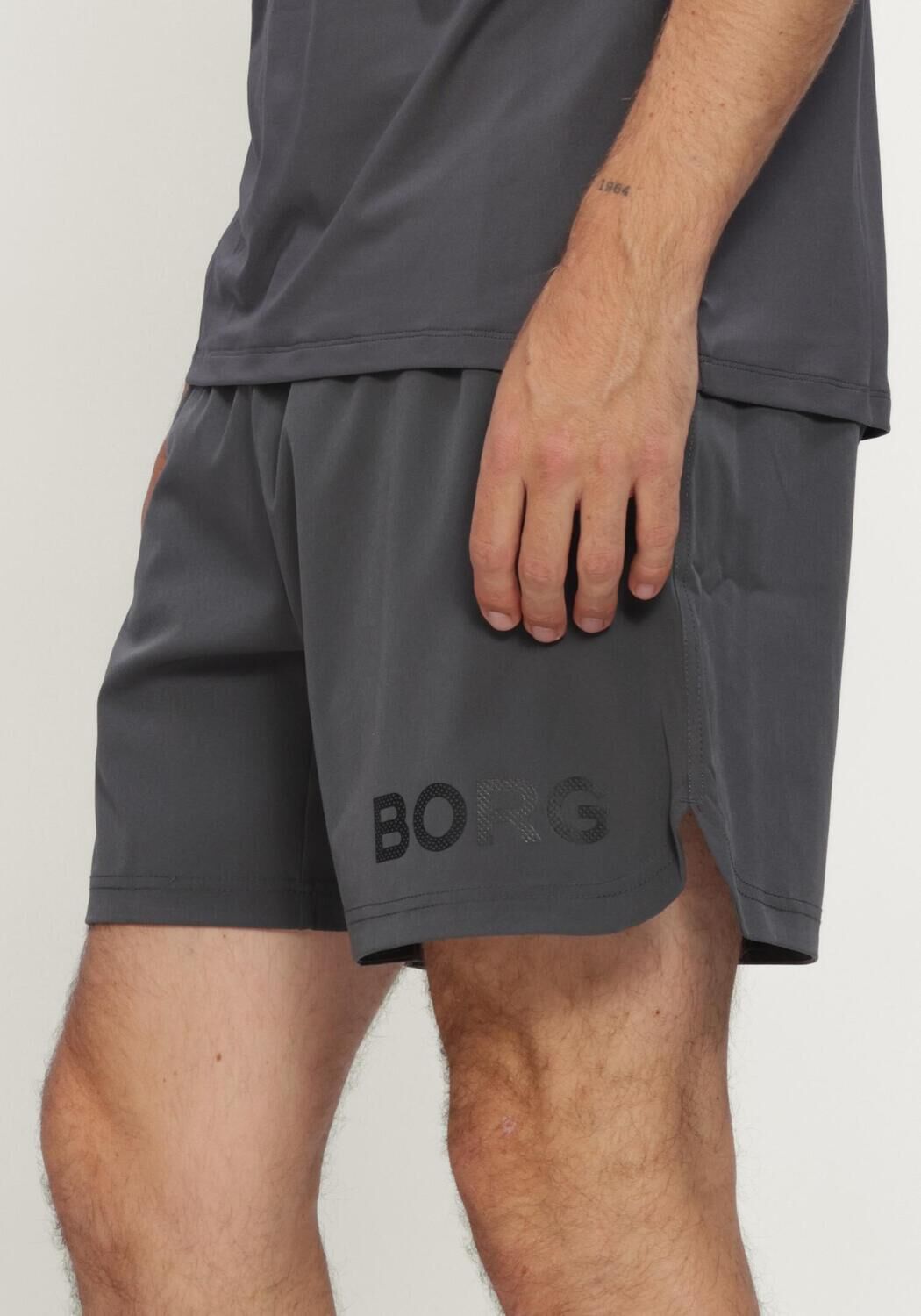Donkergrijze BJORN BORG Korte broek BORG 6 SHORTS - large