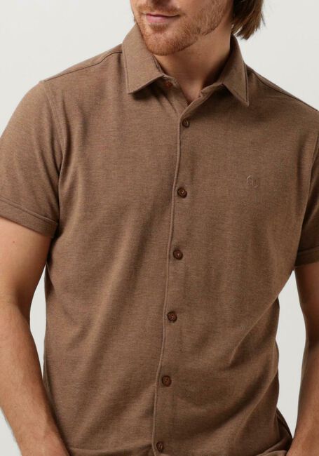 Bruine DSTREZZED Casual overhemd SHIRT MELANGE PIQUE - large