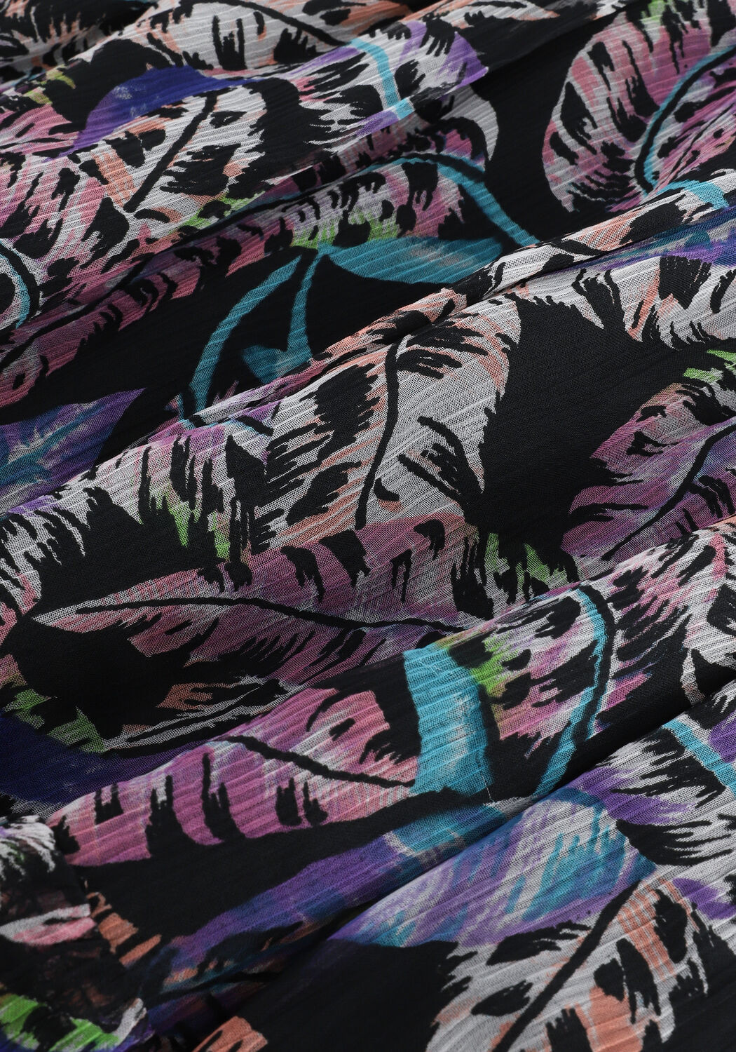 ALIX THE LABEL Mini-jupe ANIMAL LEAVES MINI SKIRT en multicolore - large