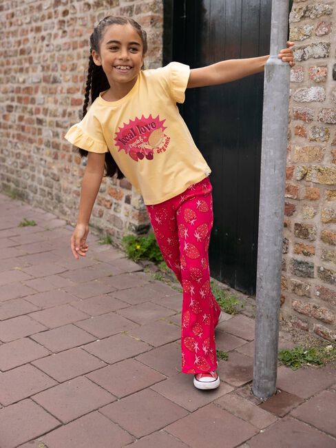 Rode LOOXS Little Flared broek 2611-7605 - large