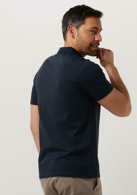 PUREWHITE Polo POLO WITH BUTTON PLACKET AND SMALL PRINT ON CHEST Bleu fonc&eacute; - large