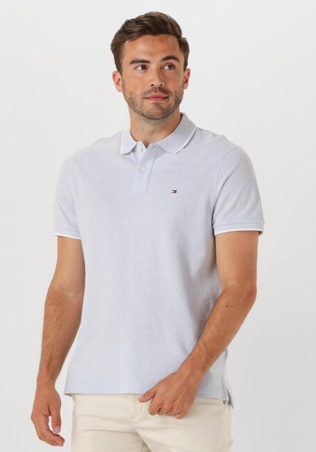 TOMMY HILFIGER Polo LINEN PIQUE REG POLO Bleu clair - large