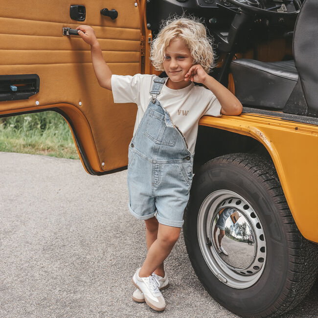 YOUR WISHES T-shirt SUNSET WIDE TEE en blanc - large