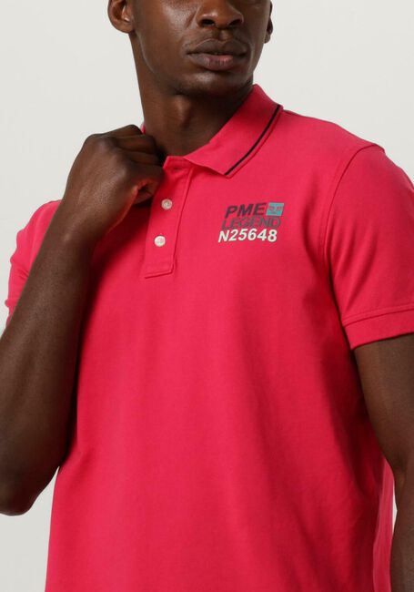 Roze PME LEGEND Polo SHORT SLEEVE POLO STRETCH PIQUE PACKAGE - large