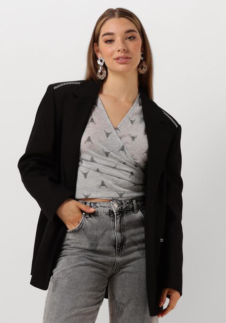 ALIX THE LABEL Blazer LADIES WOVEN STUDS BLAZER en noir - large