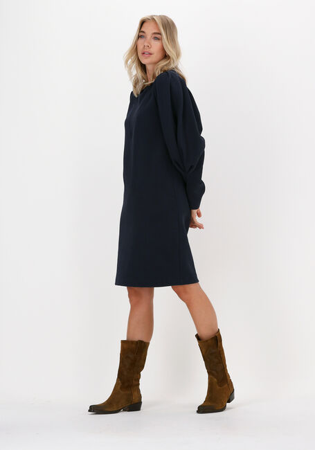 SUMMUM Mini robe DRESS WAFFLE JERSEY en bleu - large