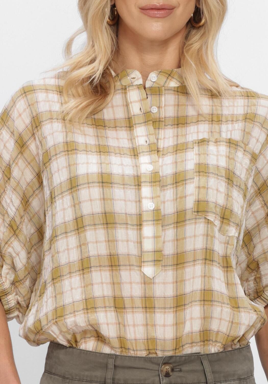 PENN & INK BLOUSE Blouses en jaune - large