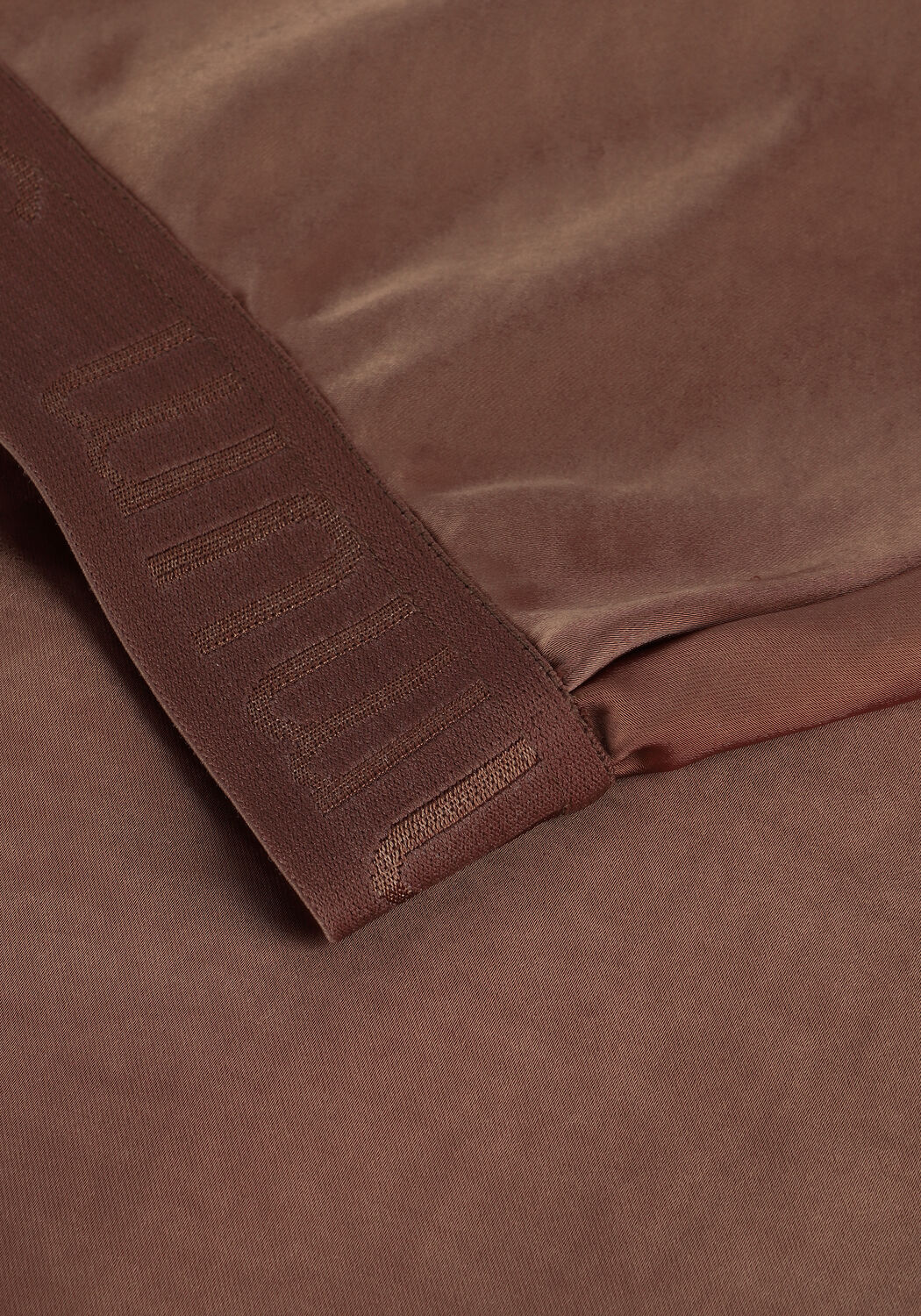 SUMMUM Jupe midi SKIRT SATIN en marron - large